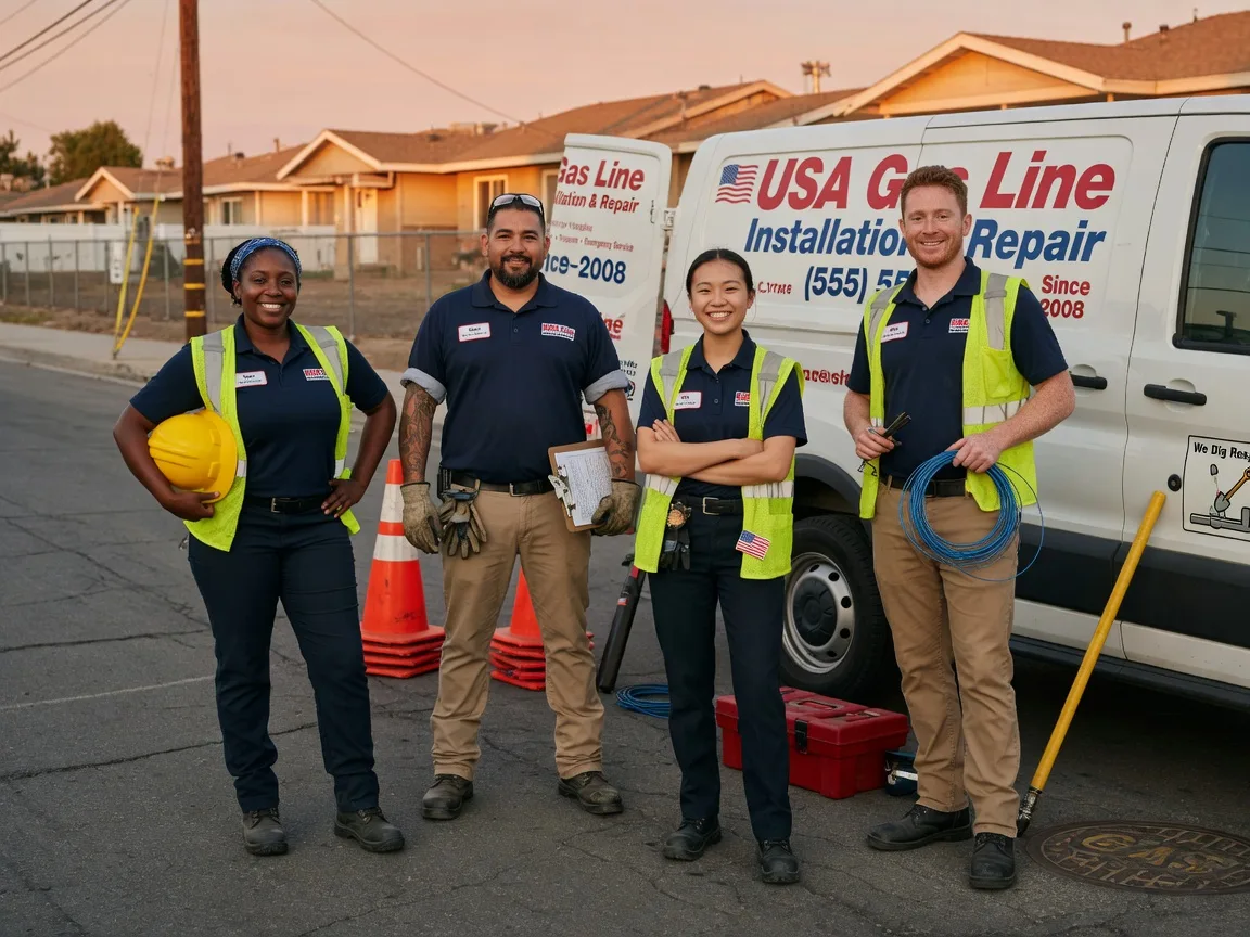 Gas Line Installation company in Hustle, VA